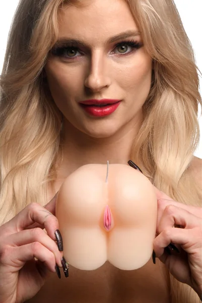 Master Series Hot Ass 4.6" BDSM Butt Drip Candle — image 3 of 8