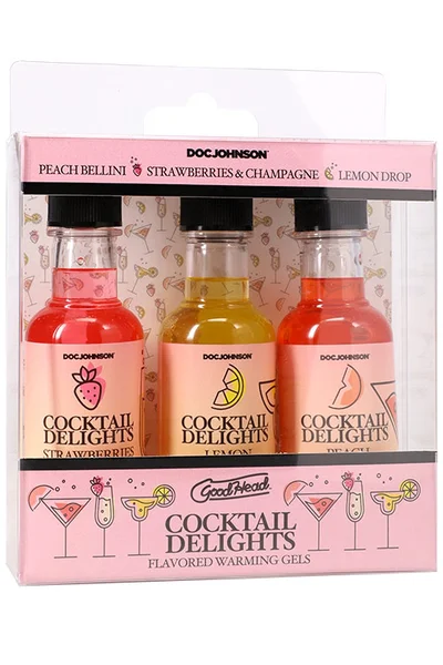 Doc Johnson Goodhead Cocktail Delights Flavoured Warming Gels (3 Pack) — image 6 of 6
