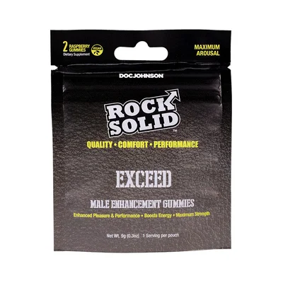 doc johnson rock solid exceed male enhancement gummies