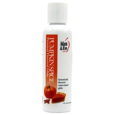 adam and eve pumpkin spice flavored glide water based glide 118ml