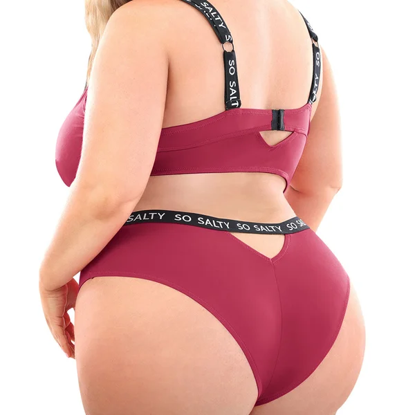 Fantasy Lingerie Vibe So Salty Queen Size Longline Bra & Cheeky Panty Set — image 2 of 3
