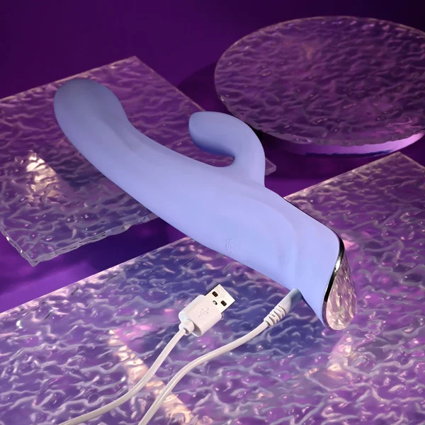 Evolved LAVENDER LOVE - Purple 23.3 cm USB Rechargeable Rabbit Vibrator — image 9 of 9