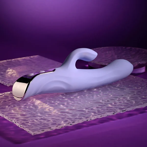 Evolved LAVENDER LOVE - Purple 23.3 cm USB Rechargeable Rabbit Vibrator — image 7 of 9