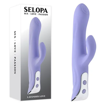 evolved lavender love purple 233 cm usb rechargeable rabbit vibrator