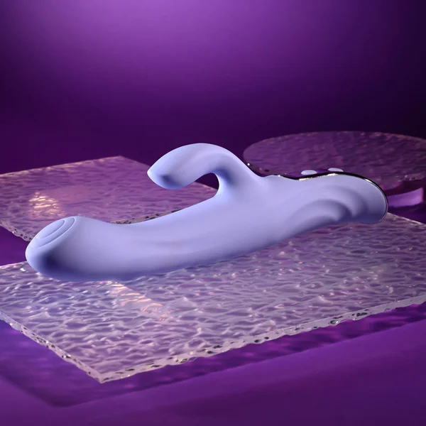 Evolved LAVENDER LOVE - Purple 23.3 cm USB Rechargeable Rabbit Vibrator — image 6 of 9