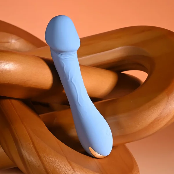 Selopa DAINTY DICK - Baby Blue 11.9 cm USB Rechargeable Mini Vibrator — image 2 of 9