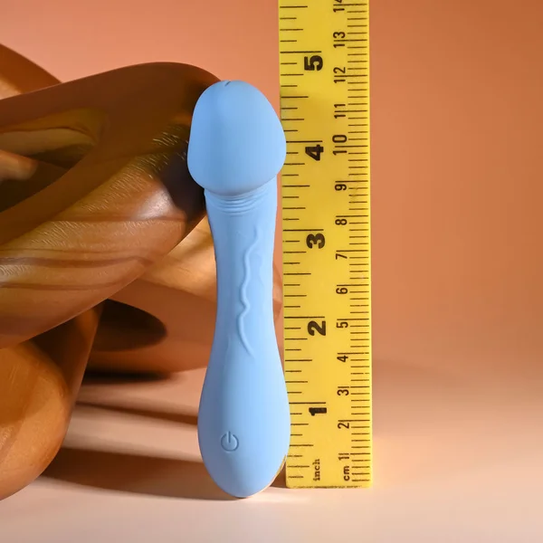Selopa DAINTY DICK - Baby Blue 11.9 cm USB Rechargeable Mini Vibrator — image 8 of 9