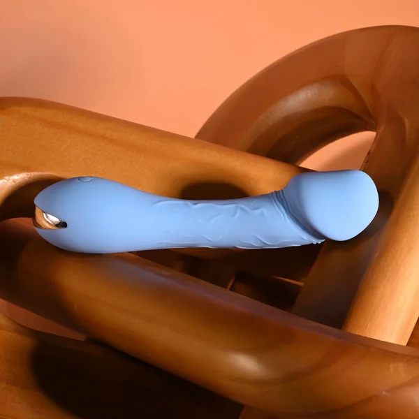 Selopa DAINTY DICK - Baby Blue 11.9 cm USB Rechargeable Mini Vibrator — image 7 of 9