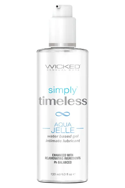 Wicked Simply Timeless Aqua Jelle Water Based Lubricant with Vitamin E | 120ml (4oz) — image 3 of 4