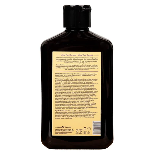 EB Hemp Seed Bubble Bath YLANG YLANG LAVENDER - 250 ml - Ylang Ylang Lavender Scented Bubble Bath  - 250 ml Bottle — image 2 of 3