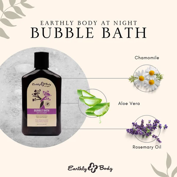 EB Hemp Seed Bubble Bath YLANG YLANG LAVENDER - 250 ml - Ylang Ylang Lavender Scented Bubble Bath  - 250 ml Bottle — image 3 of 3
