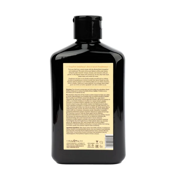 EB Hemp Seed Bubble Bath GRAPEFRUIT SANDALWOOD - 250 ml - Grapefruit Sandalwood Scented Bubble Bath  - 250 ml Bottle — image 2 of 2