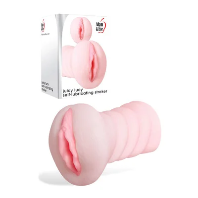 adam eve juicy lucy flesh self lubricating vagina stroker