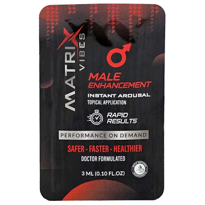 doc johnson matrix vibes male enhancement instant arousal cream 3ml