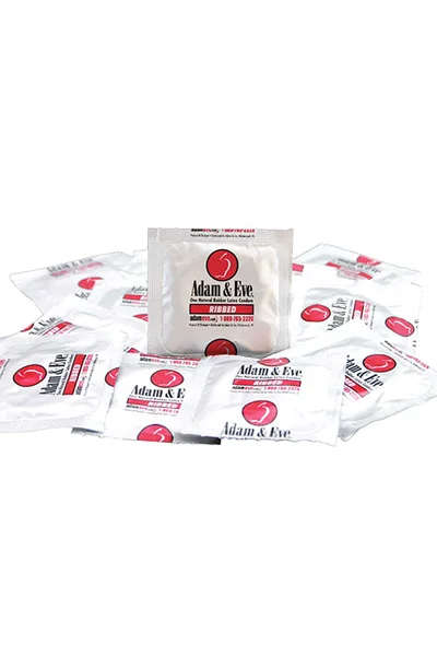 Adam and Eve Ribbed 13 Pack Condoms — image 2 of 2