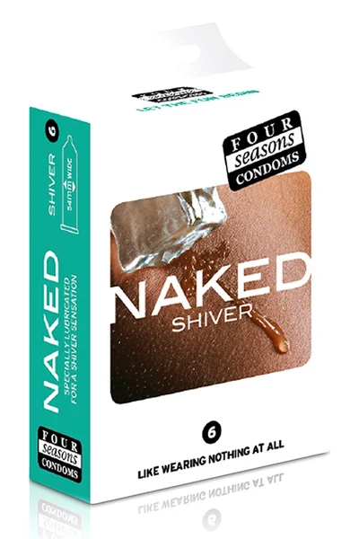 Four Seasons Naked Shiver 6 Pack Menthol Latex Condoms — image 3 of 3