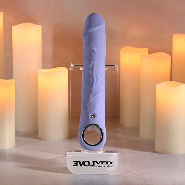 Evolved LARGE PURPLE FANTASY - Purple 21.8 cm USB Rechargeable Vibrator — image 7 of 9
