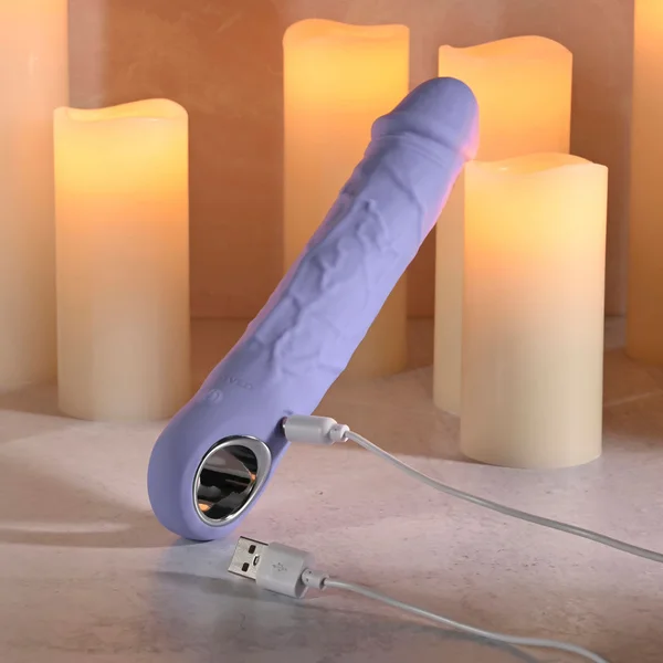 Evolved LARGE PURPLE FANTASY - Purple 21.8 cm USB Rechargeable Vibrator — image 9 of 9