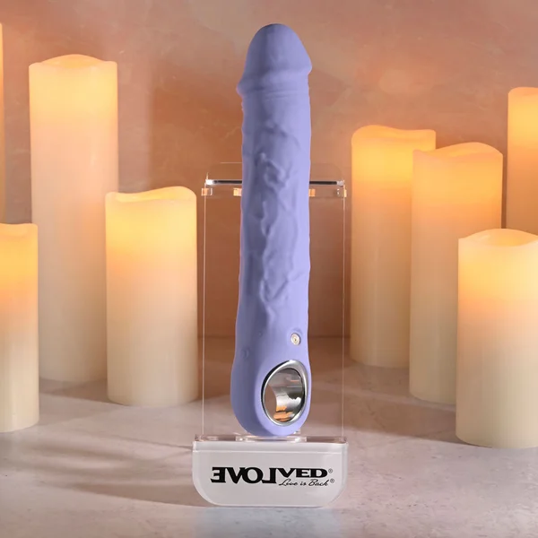 Evolved LARGE PURPLE FANTASY - Purple 21.8 cm USB Rechargeable Vibrator — image 6 of 9