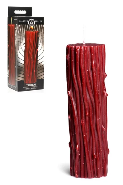 Master Series Thorn 5.9" BDSM Pillar Drip Candle — image 9 of 12