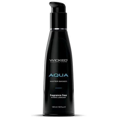 wicked aqua water based lubricant 120ml