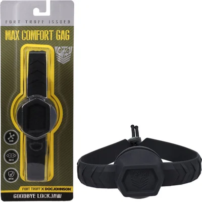 fort troff max comfort gag black mouth restraint