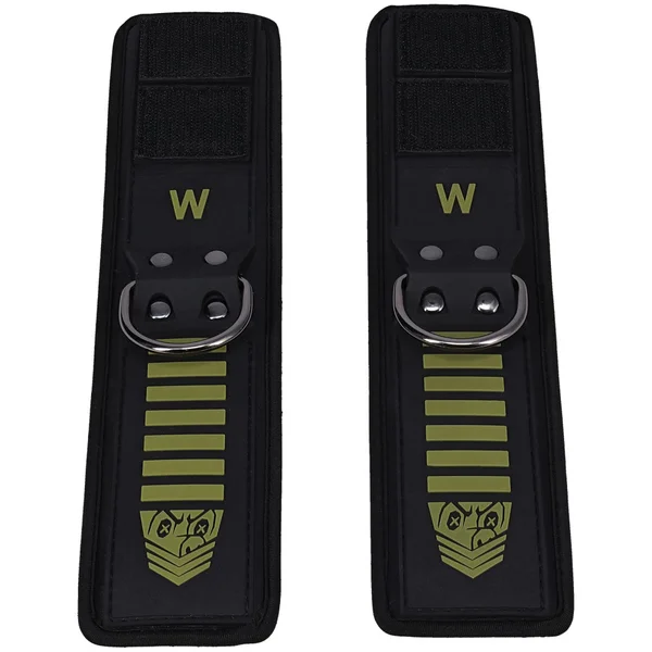 Fort Troff - Tactical Wrist Cuffs - Black/Green Restraints