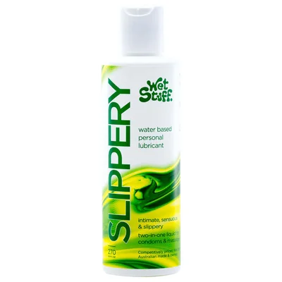 wet stuff slippery 270g disc water based lubricant 270 gram bottle