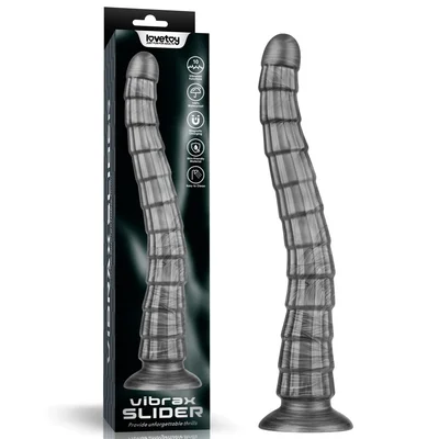 king sized vibrating vibrax slider grey 368 cm 145 usb rechargeable vibrating dildo