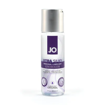 jo xtra silky thin silicone lubricant 60ml 2oz