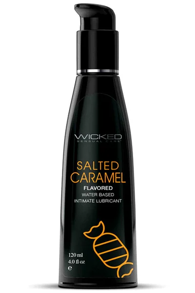 Wicked Aqua Salted Caramel Flavoured Water Based Lubricant (120ml) — image 7 of 8