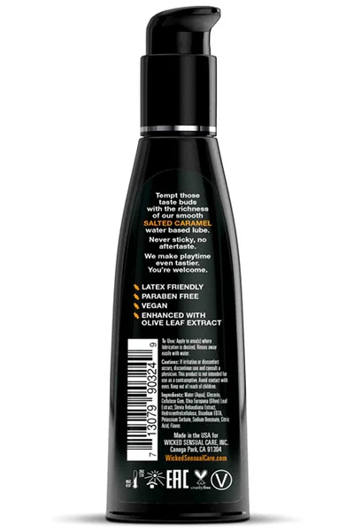 Wicked Aqua Salted Caramel Flavoured Water Based Lubricant (120ml) — image 6 of 8