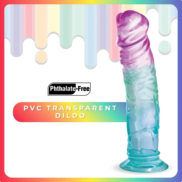 Jellido 18cm Dildo - Clear Coloured 18 cm Dildo — image 2 of 4