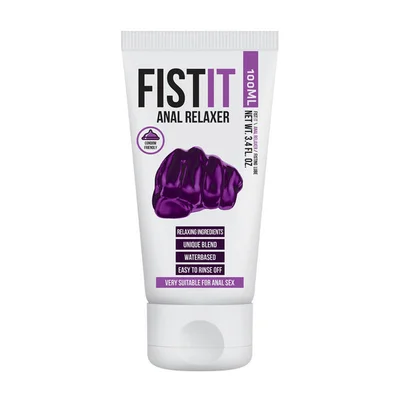 pharmquests fist it anal relaxer 100ml water based relaxing lubricant 100 ml tube
