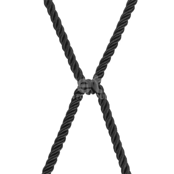Rebellion Reign Silky Bondage Rope - Black - Black Bondage Rope - 10 metre length — image 8 of 9