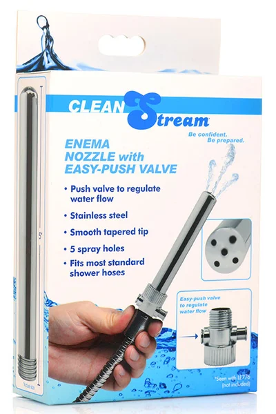 CleanStream 6.25" Stainless Steel Enema Nozzle Attachment — image 7 of 20