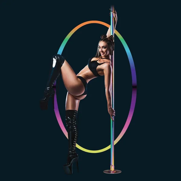 Power Pole Pro - Rainbow - Rainbow Chrome Dance Pole Kit — image 2 of 4