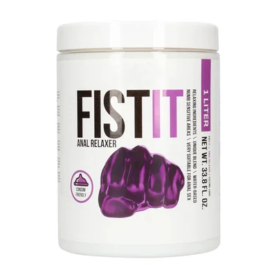 pharmquests fist it anal relaxer water based relaxing lubricant 1000 ml tub