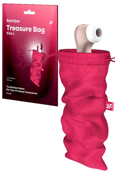 Satisfyer Treasure Bag Large 10" Toy Storage Bag — image 3 of 6