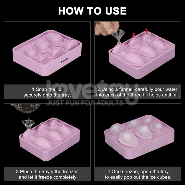 Jokes & Parties Butt Plug Silicone Ice Tray - Novelty Ice Tray — image 4 of 9