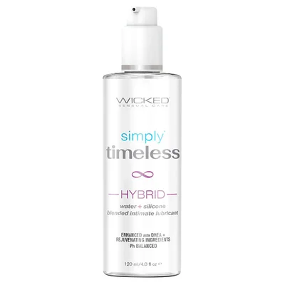wicked simply timeless hybrid lubricant with vitamin e 120ml 4oz
