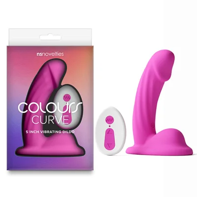 colours curve vibrating 5 dildo pink pink 126 cm usb rechargeable vibrating dildo with wireless remote