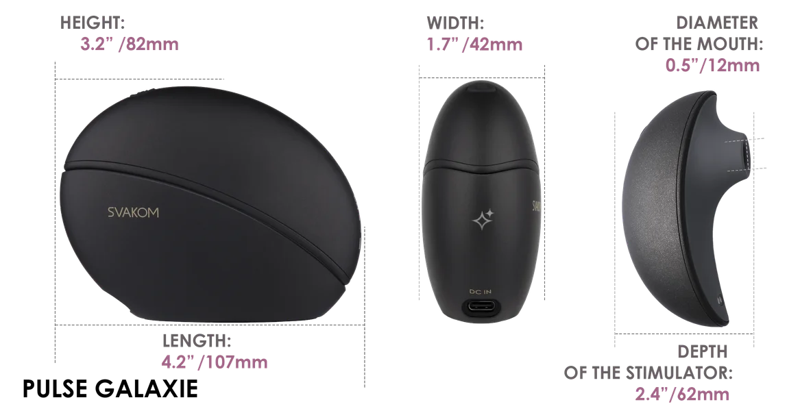 Svakom Pulse Galaxie Clitoral Stimulator — image 3 of 5
