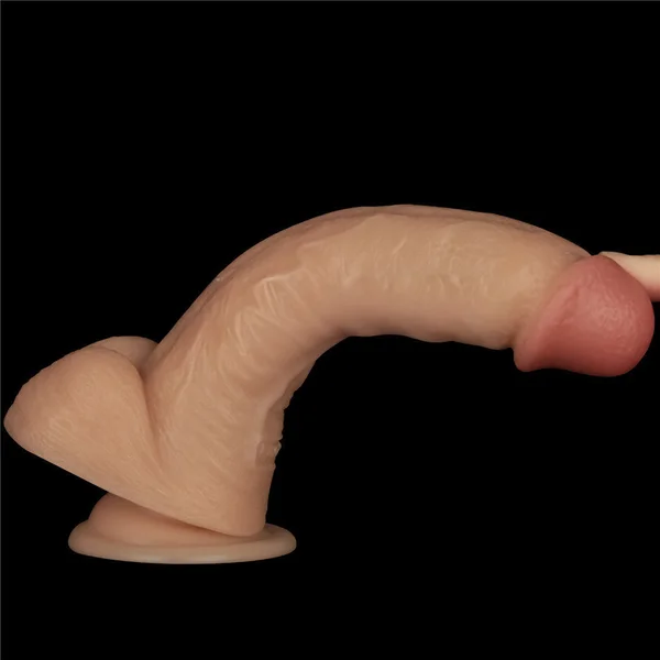 8 Inch Power Basics - Flesh 20 cm USB Rechargeable Vibrating Dong — image 5 of 9
