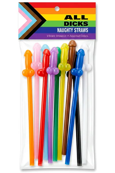 Kheper Games All Dicks Naughty Drinking Straws — image 4 of 5