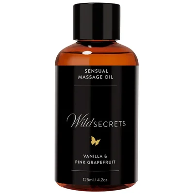 wild secrets vanilla pink grapefruit sensual massage oil 125ml 42oz