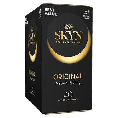 skyn original 40 pack non latex condoms