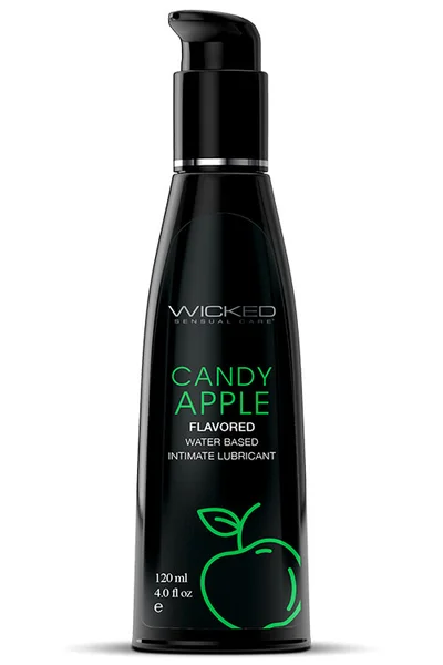 Wicked Aqua Candy Apple Flavoured Water Based Lubricant (120ml) — image 3 of 6