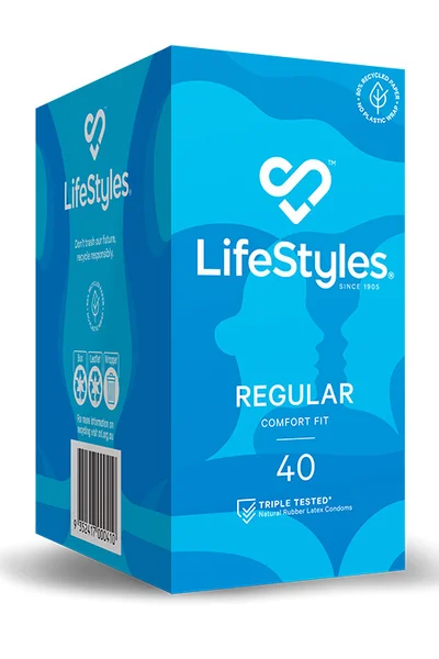 Lifestyles Regular 40 Pack Comfort Latex Condoms — image 7 of 9