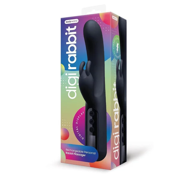 Bodywayd Digi Rabbit - Black 23 cm USB Rechargeable Rabbit Vibrator — image 3 of 3